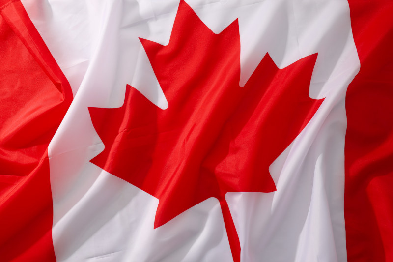 red and white flag of Canada