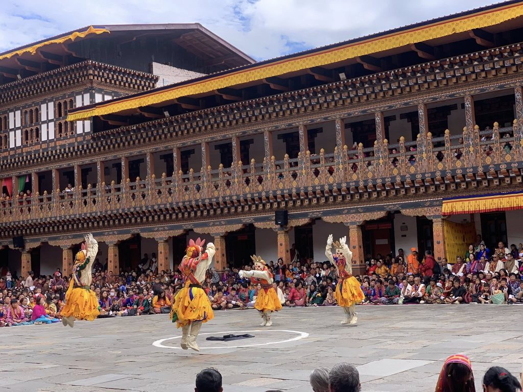 Post festival in bhutan autumn