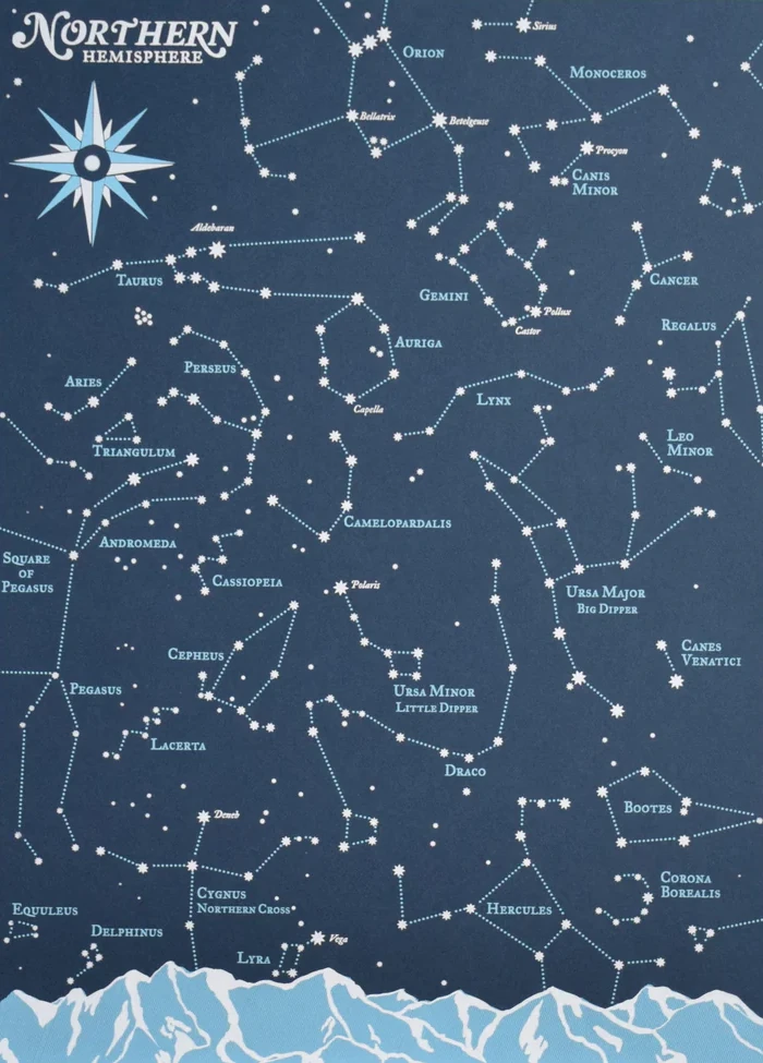 northern hemisphere constellation map Post northern hemisphere constellation map