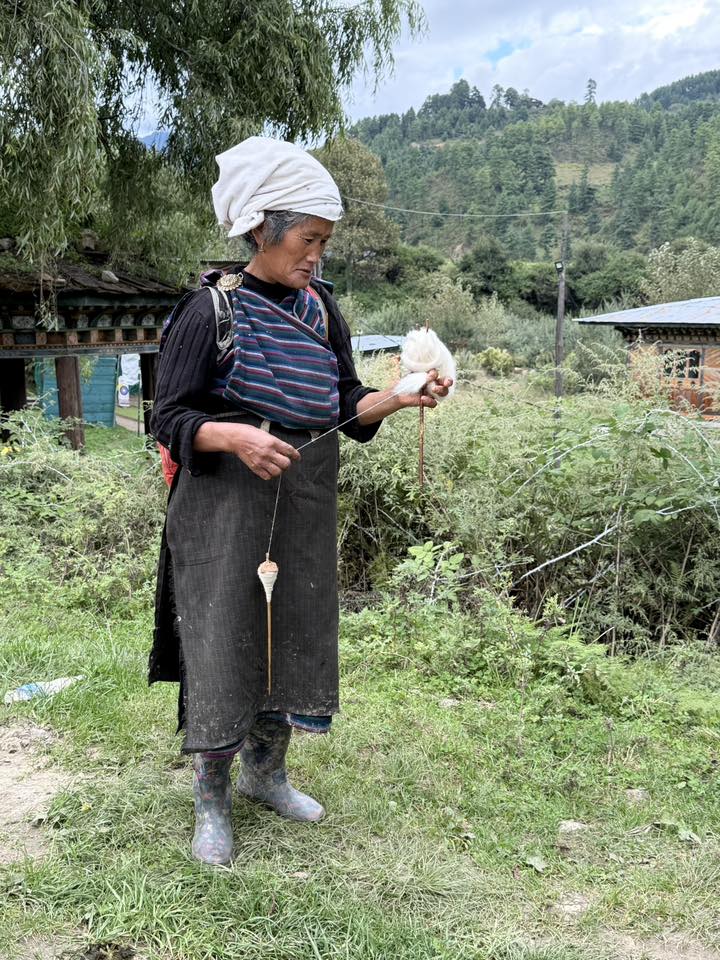 Post old bhutanese woman