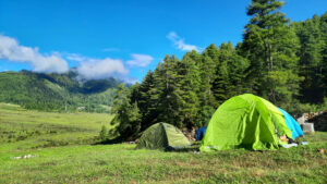 Bhutan camping