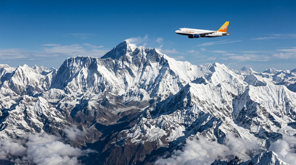 vol pour le Bhoutan flight to Bhutan