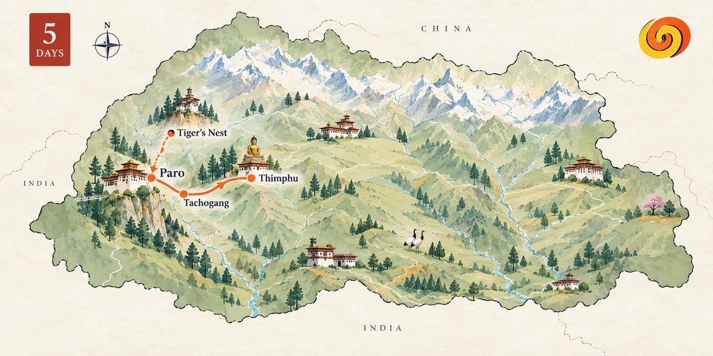 5 days itinerary Bhutan Post 5 days itinerary Bhutan